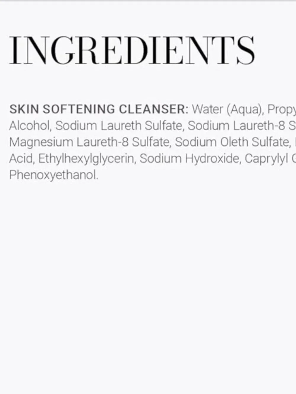 Skin Softening Gentle Cleanser By Meaningful Beauty 6.0 fl oz